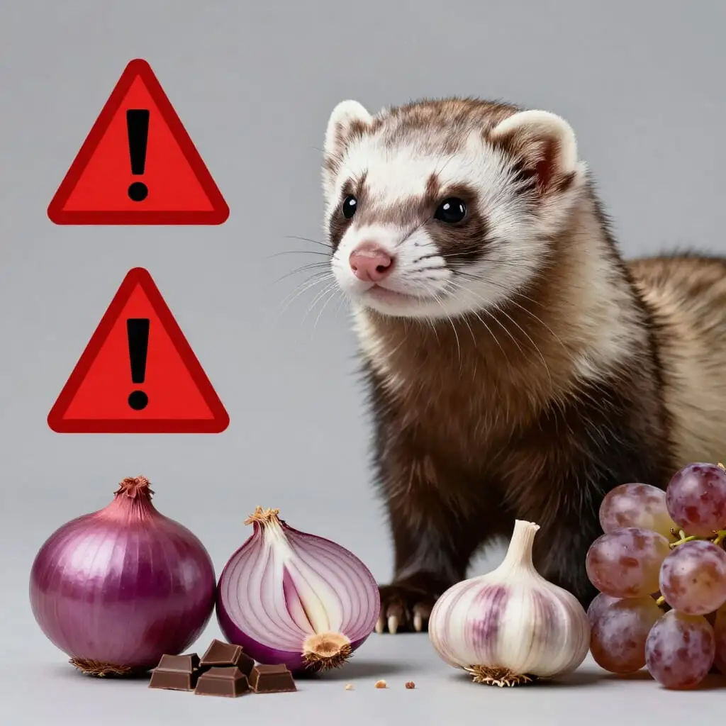 Aliments toxiques dangereux pour le furet