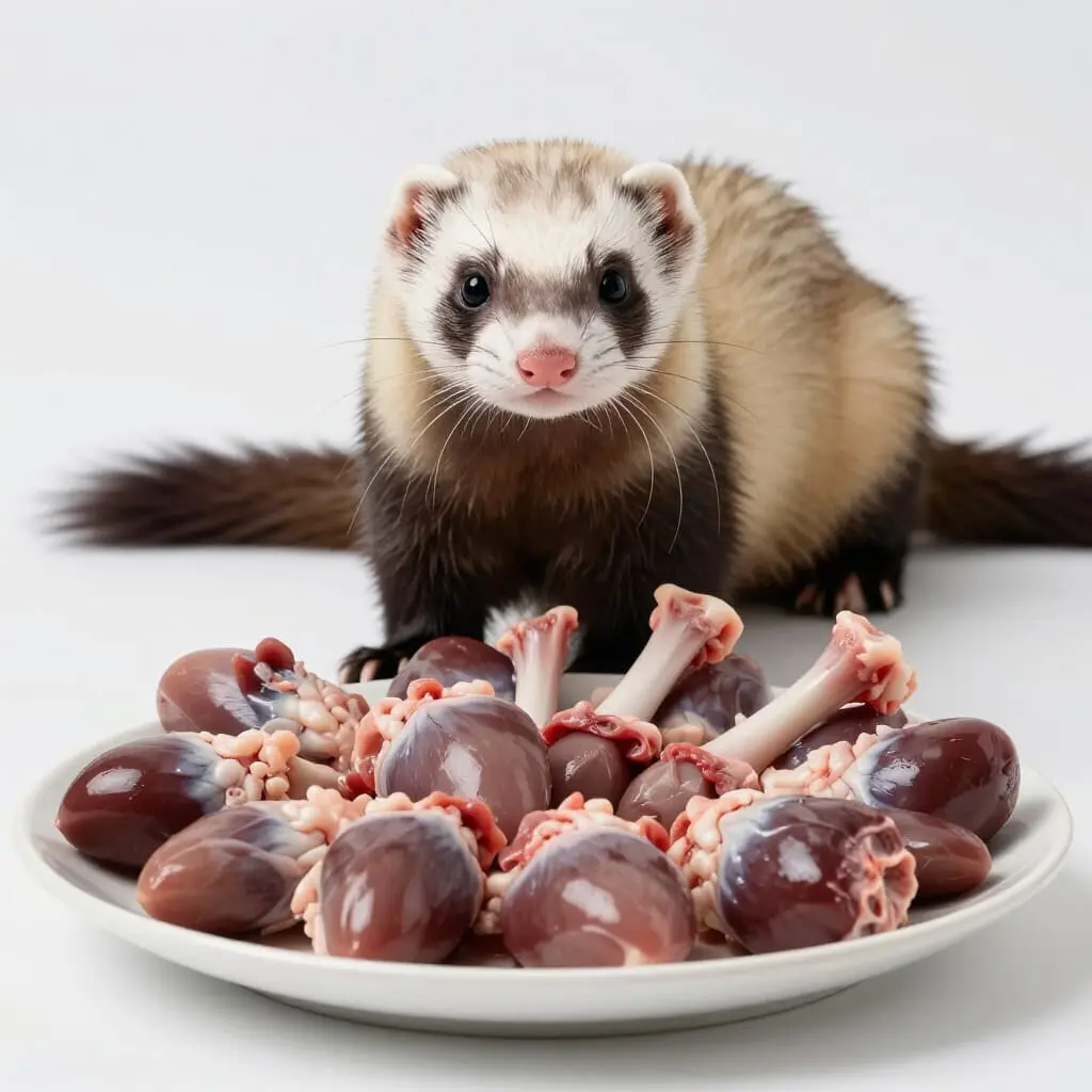 Alimentation BARF pour un furet