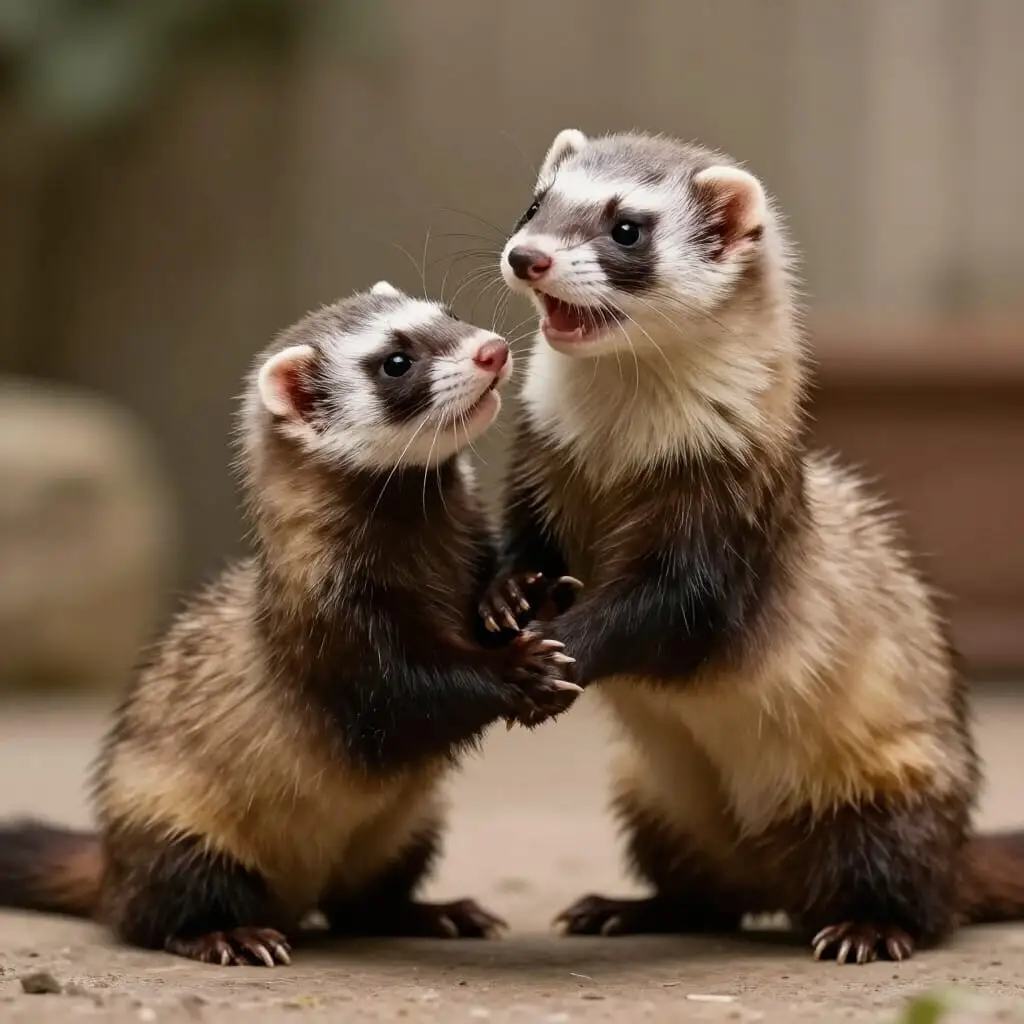 Comment le furet communique : sons, langage corporel et odeurs
