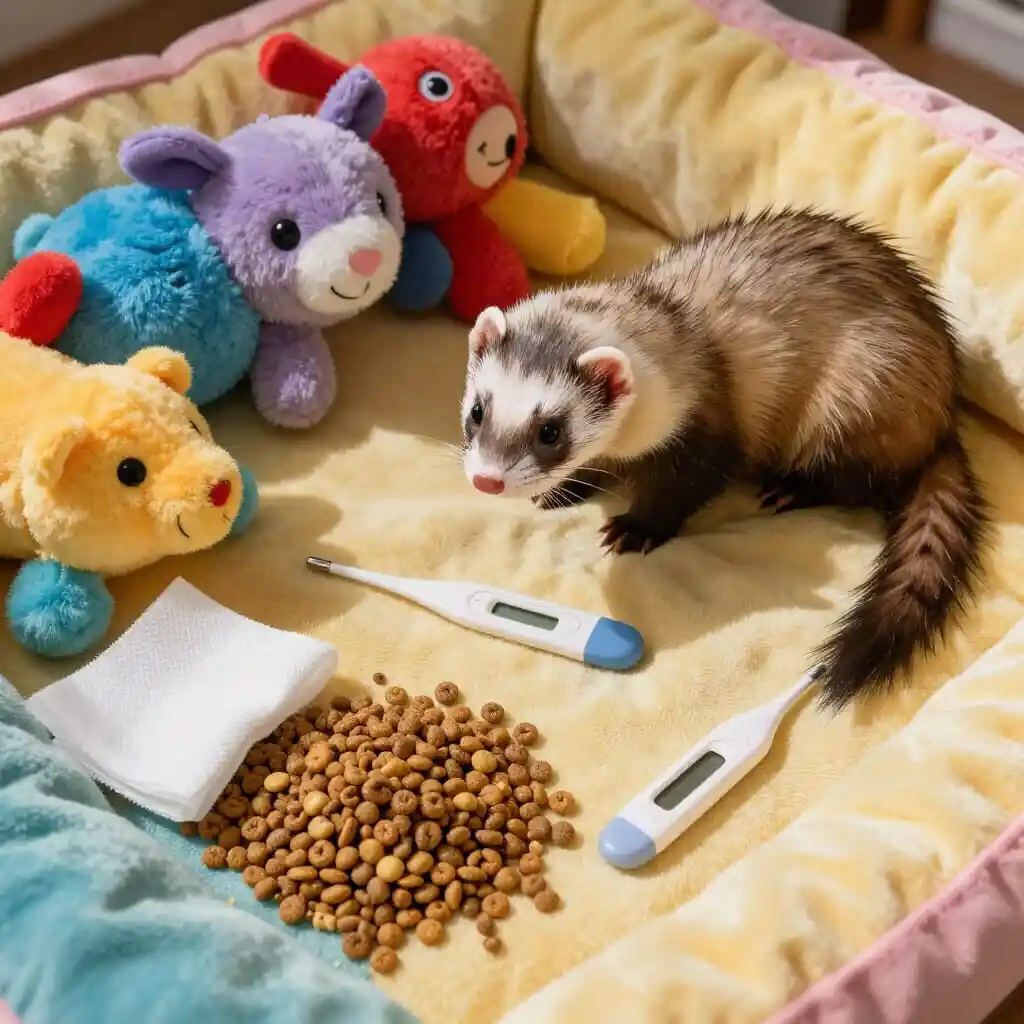 Dépenses annuelles liées à un furet domestique