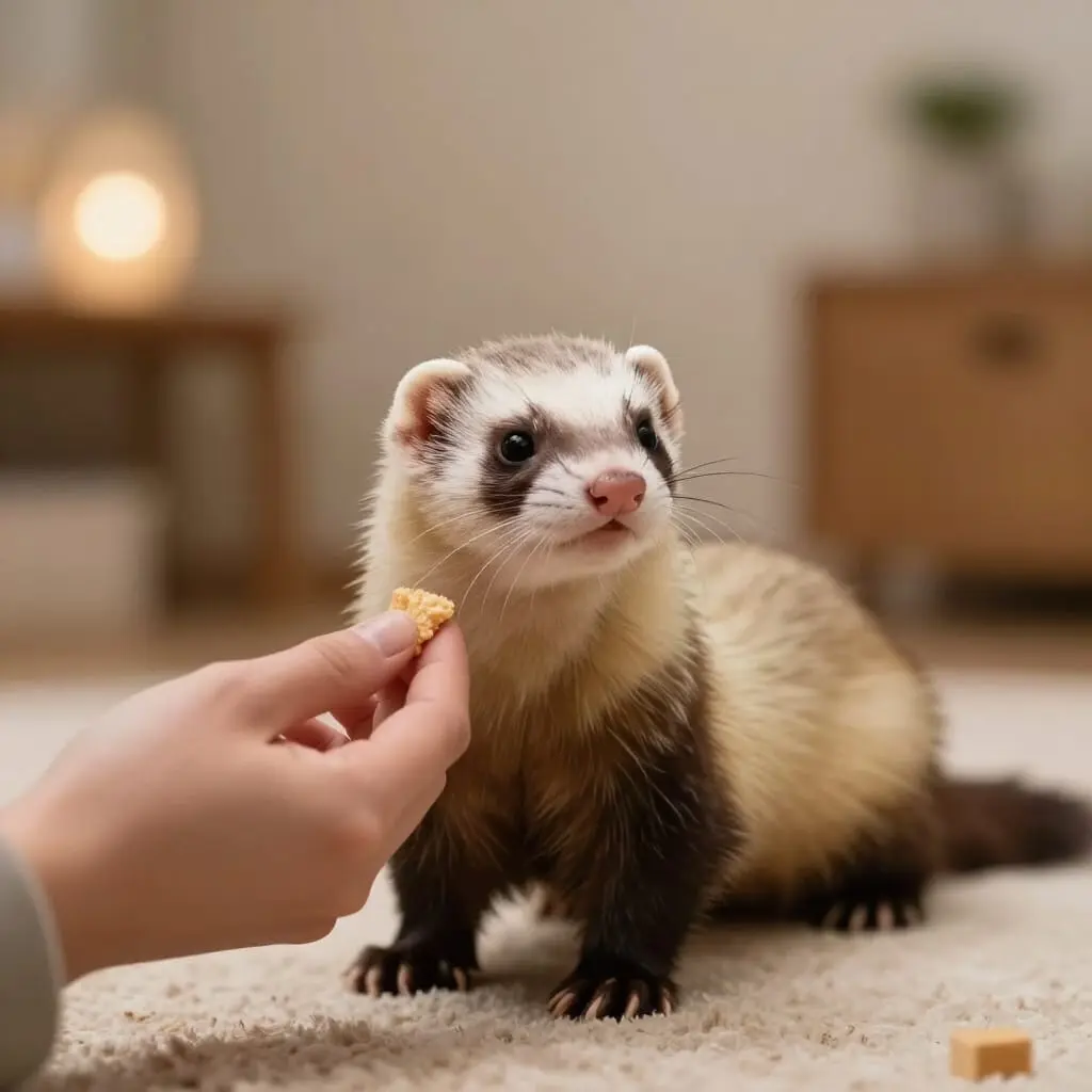 Image de l’article : Comment empêcher un furet de mordre : méthode efficace