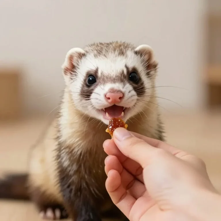 Image de l’article : Friandises pour furet : guide complet des récompenses sûres