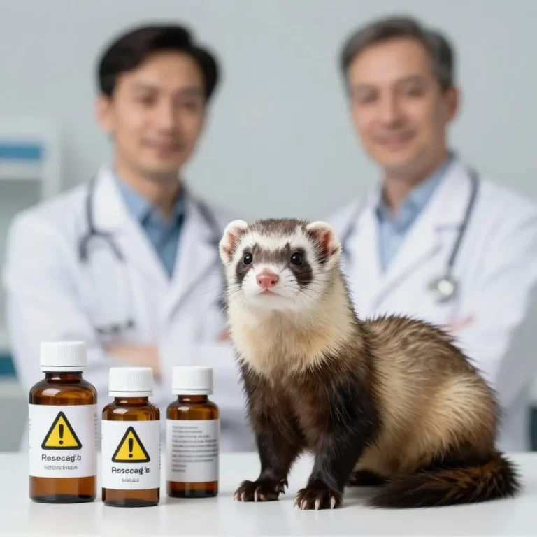 Image de l’article : Médicaments dangereux pour le furet : liste complète
