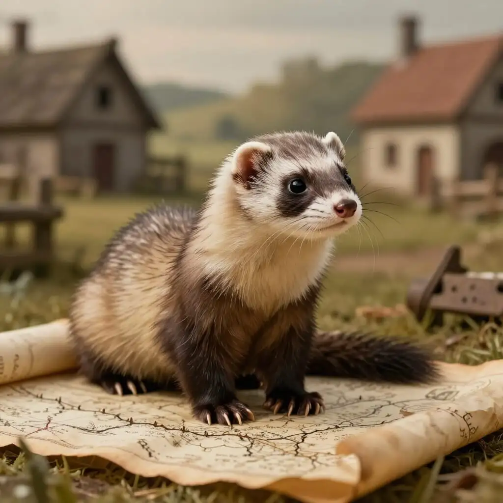 Furet domestique: histoire et domestication.