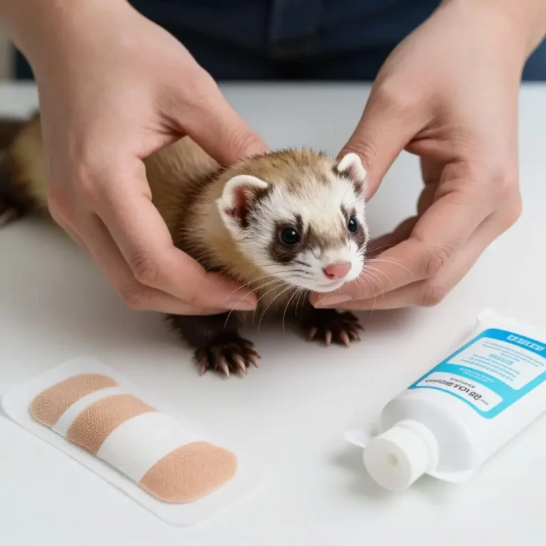 Image de l’article : Premiers secours furet : gestes et trousse d&rsquo;urgence