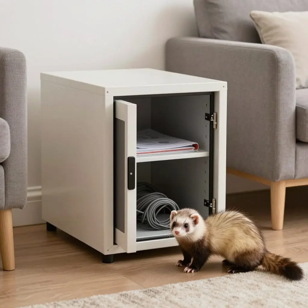 Image de l’article : Sécuriser sa maison pour un furet : guide complet pièce par pièce