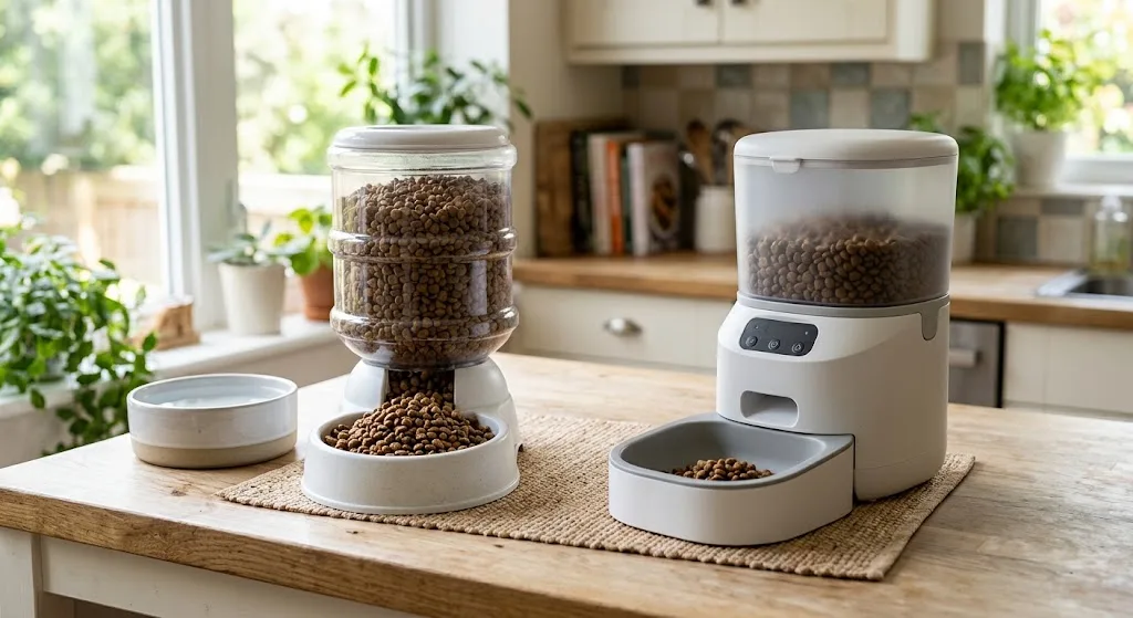 Différents types de distributeurs pour furets