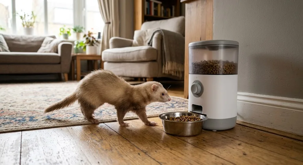 Distributeur automatique de croquettes connecté